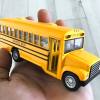 Carro Auto Bus Escolar Kinsfun Amarillo 1:75 Coleccionable